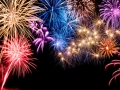 Stimmungsvolles Feuerwerk