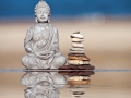 Buddha im Wasserspiegel
