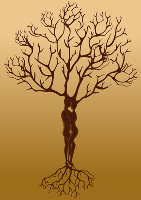 Baum, Balance, männlich und weiblich, männliche und weibliche Seite