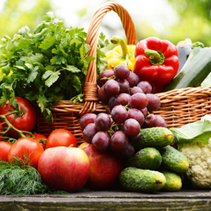 Obst, Gemüse, Kräuter, Vitalstoffe