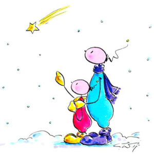 Weihnachten, Kind, Licht, Stern