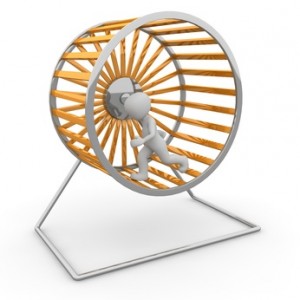 Hamsterrad, Stress, Burnout